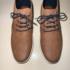 Seven91 Brown Oxfords with Navy Laces